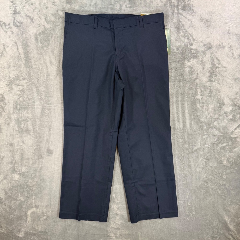 Dickies Relaxed Fit Twill Work Pants Women's Size 14P Dark Navy Cotton